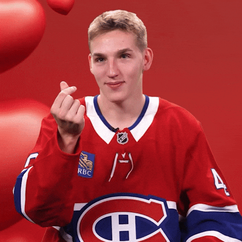 Montreal Canadiens Love GIF by Canadiens de Montréal