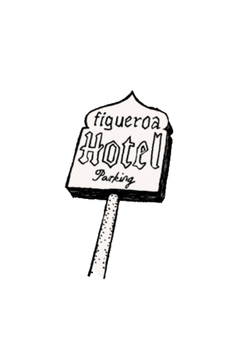 Hotel Figueroa Sticker