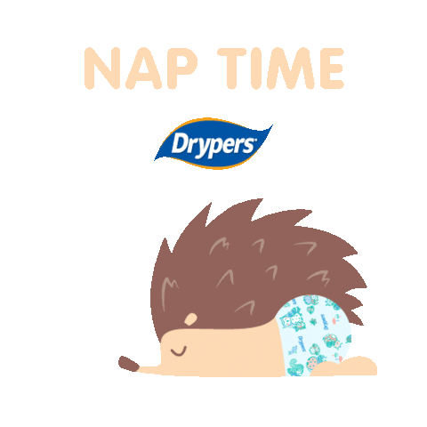 Sleepy Baby Animal Sticker by Drypers Malaysia