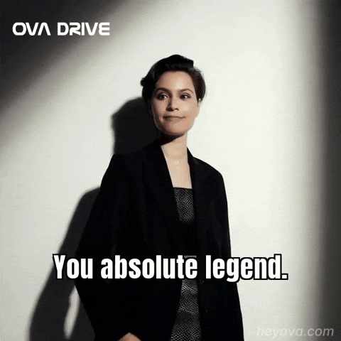 Legend Wow GIF by OVADrive