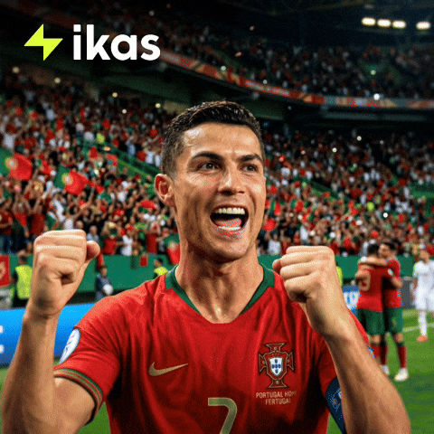 Scoring Cristiano Ronaldo GIF by ikas