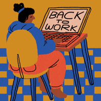 Sleepy Work From Home GIF by Hello All