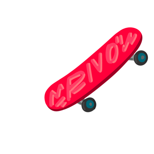 Skate Skating Sticker by Pivo