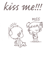 kiss me GIF