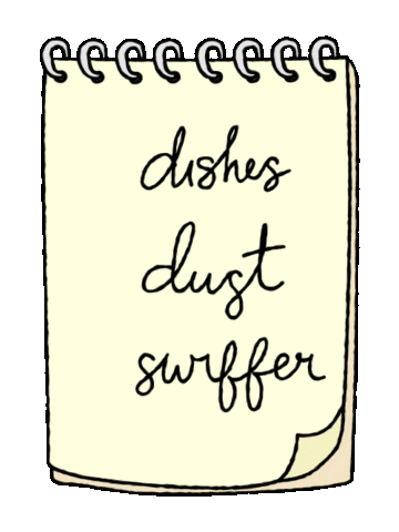 To-Do List Cleaning Sticker by Swiffer Sweeper
