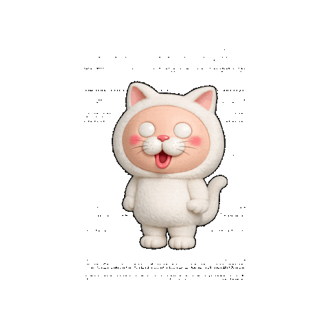 Cat Smile Sticker