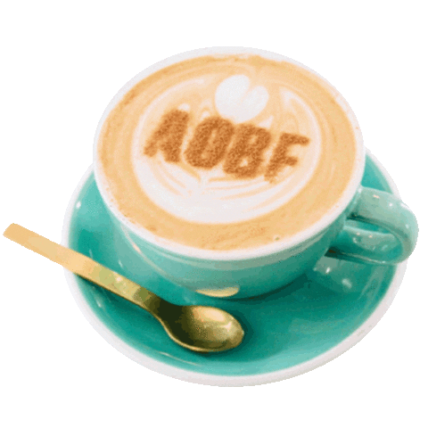 Coffee Latte Sticker by The Art of Being Female