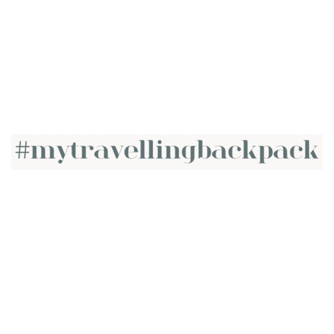 MY TRAVELLING BACKPACK Sticker