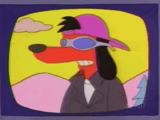 Image result for poochie died on the way back gif