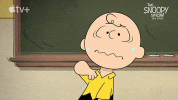 Nervous Charlie Brown GIF by Apple TV+