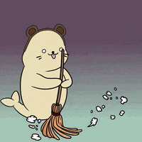 Shocked Art GIF by Sappy Seals Community