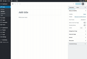 Wordpress Gutenberg GIF