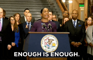 Enough Is Enough Illinois GIF by GIPHY News
