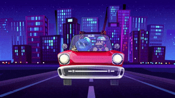 Party Driving GIF by BigBrains
