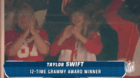 Taylor Swift Applause GIF by NFL