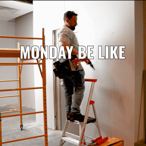Monday Falling GIF by VCG Construction