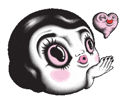 Heart Kiss Sticker by Ahoy