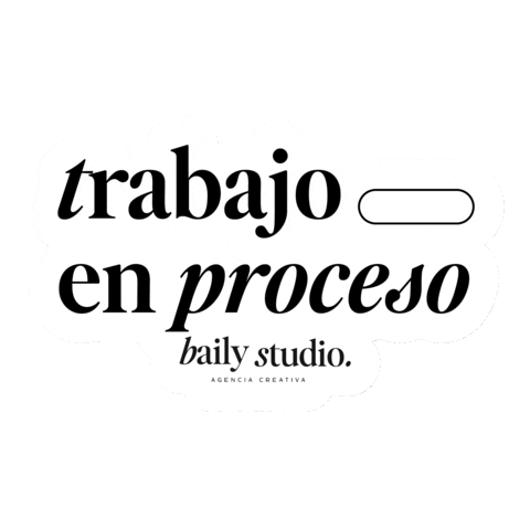 Trabajo En Proceso Sticker
