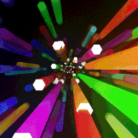 gif art glow GIF by xponentialdesign