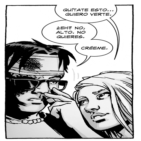 speakpaper the walking dead carl ya no es virgen GIF