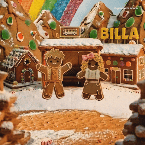 Gingerbread Love GIF by BILLA