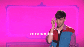Thinking Pointing GIF by Drag Race France