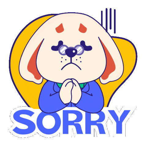 Sad Dog Sticker by KOL.ID