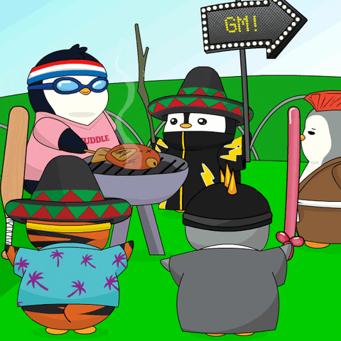 Labor Day Cooking GIF by Pudgy Penguins
