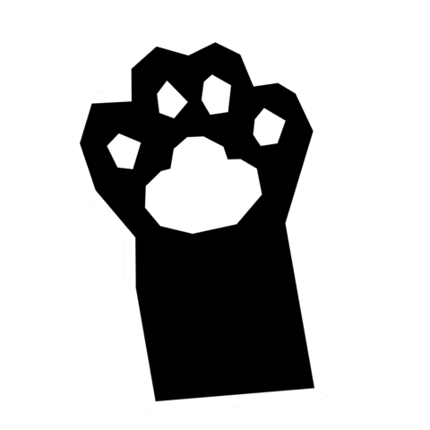 Cat Dog Sticker by Fichier National I-CAD