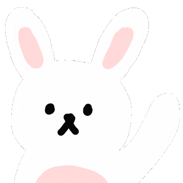 Rabbit Hello Sticker
