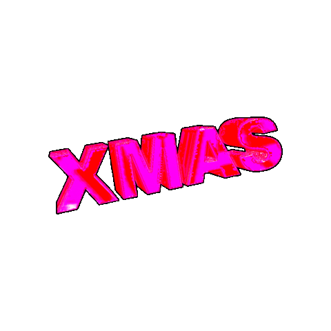 X-Mas Christmas Sticker by Ina Moana
