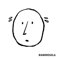 tired face GIF by andregola