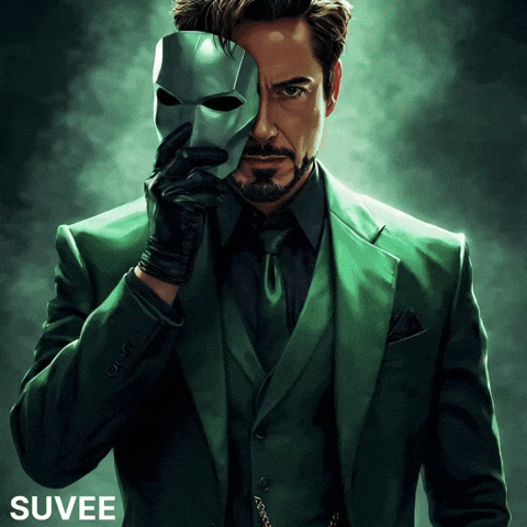 Tony Stark Mask GIF