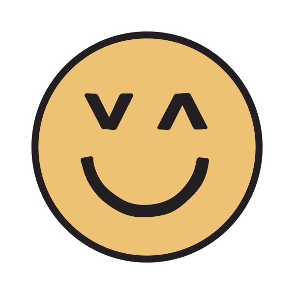 Happy Camille Rowe Sticker by RVCA