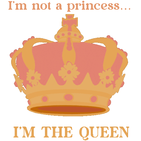 Queen Princess Sticker