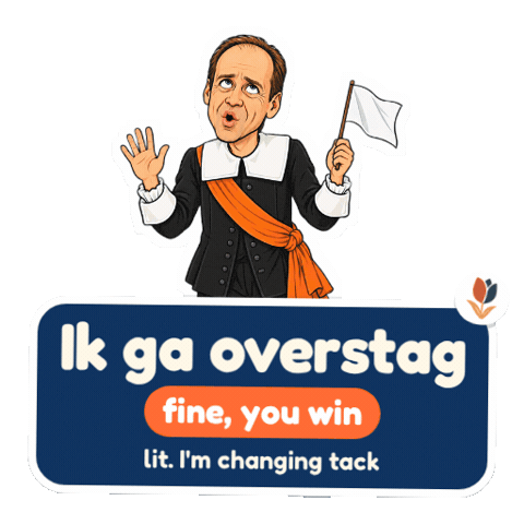 Fine You Win Sticker by Dutch Fluency