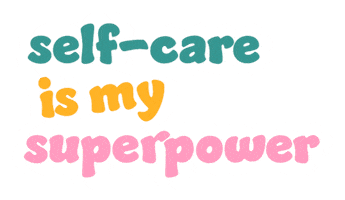 Self Care Is My Superpower Sticker by Dazey