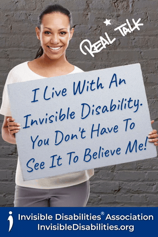 Believe Me Chronic Illness GIF by Invisible Disabilities Association