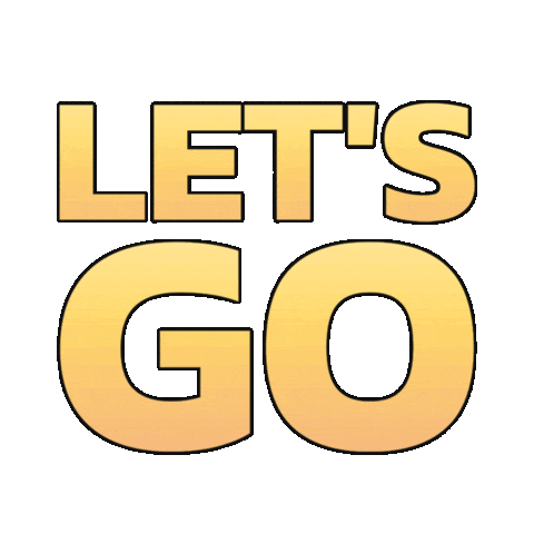 Lets Go Sticker