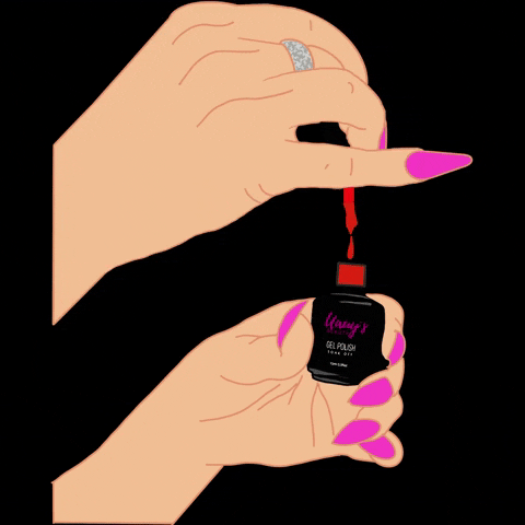 Uauysbeauty manicure nail polish unas esmalte GIF