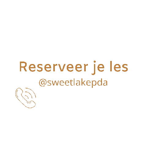 App Reserveren Sticker by Sweetlake PDA