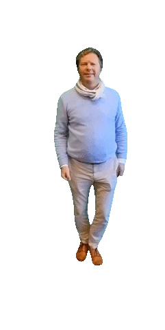 Samen met de makelaar Sticker