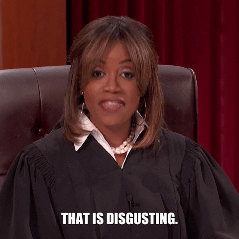 Judge Thats Disgusting GIF by Hot Bench - Find & Share on GIPHY