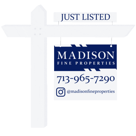 Just Listed Sticker by Madison Fine Properties