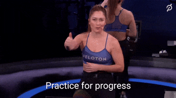 Small Steps Practice GIF by Peloton