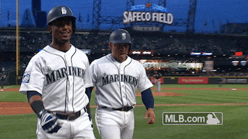 seattle mariners handshake GIF by MLB