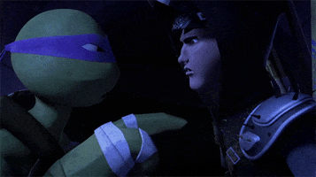 angry love triangle GIF by Teenage Mutant Ninja Turtles