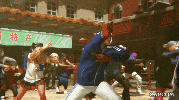 Stretching Video Game GIF by CAPCOM
