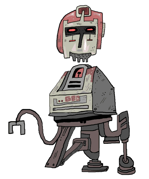 robot droid GIF by Peter Carlson