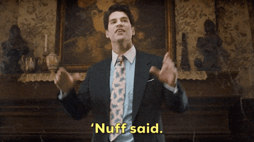 Enough Said Reaction GIF by CBS